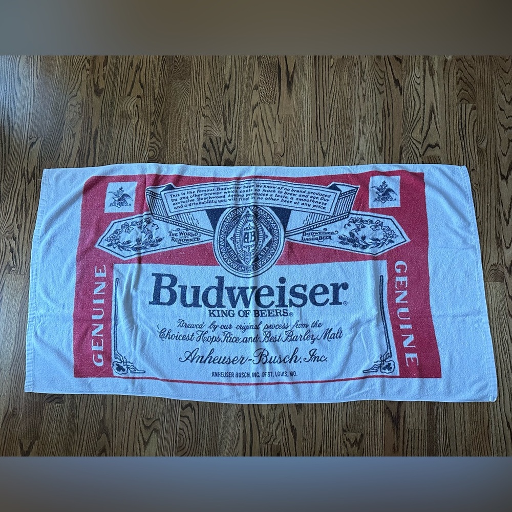 Budweiser Vintage Collectors Towel